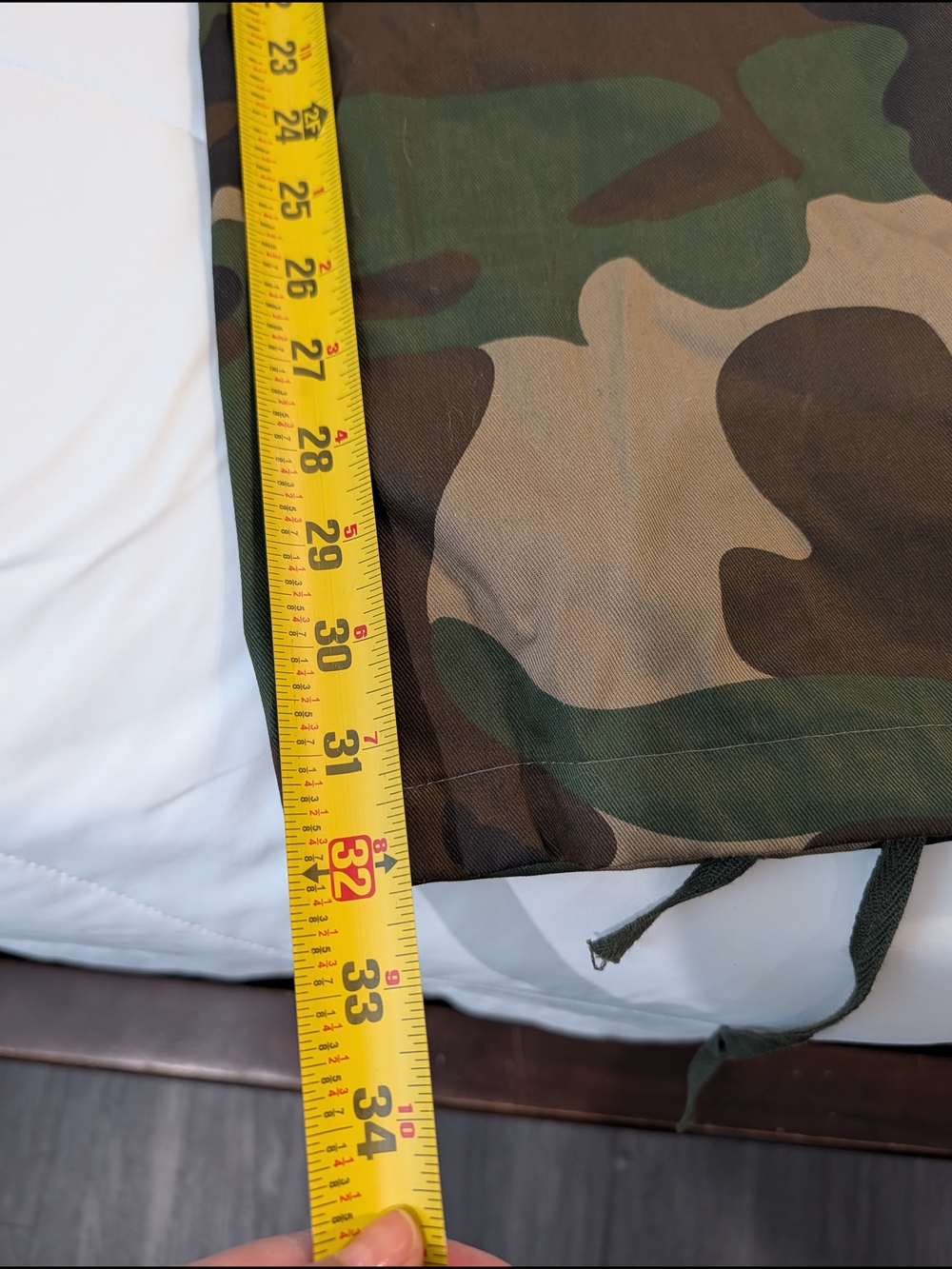 Storm F-16C Woodland Camo Tactical Cargo Pants XL Military Style Drawstring - Picture 8 of 8